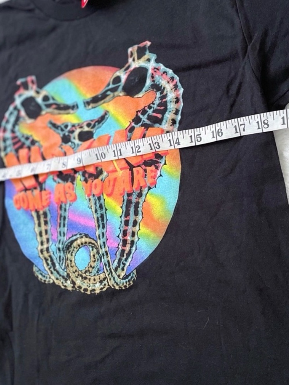 Distressed NIRVANA Seahorse Love T (M)